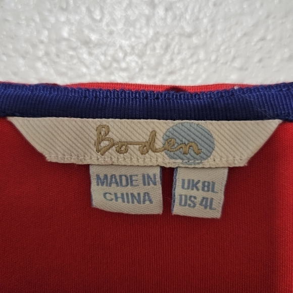 Boden polka-dot velvet like details size 4L - Picture 2 of 10